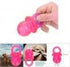 5PCS Nipple Shape Chew Toy, Cute Pet Pacifier Teether, Interactive Molar Toys Set - Red