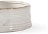 Fringe Studio Medium Stoneware Pet Bowl, Ribbed White (501005)