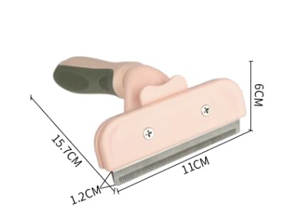 TopMed Large ETS Deshedding Tool, Pink Pet Grooming Brush for Dogs & Cats, Reduces Shedding Effectively