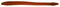 Zoom Finesse Worm, 20 Pack, 4.5in, Motoroil Red, 004273X