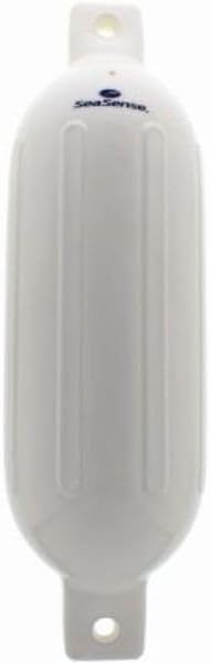 212 Main 4.5 x 16 in. Inflatable Boat Fender White