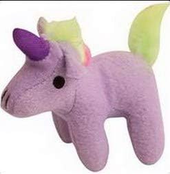 Health Extension SNUG AROOZ Cute Magical Unicorn Stuffed Animals for Dogs, Cool Puppy Toys, Tough & Durable Soft Squeaky for Chewers, for Pet - (5 inches, Purple)