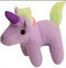 Health Extension SNUG AROOZ Cute Magical Unicorn Stuffed Animals for Dogs, Cool Puppy Toys, Tough & Durable Soft Squeaky for Chewers, for Pet - (5 inches, Purple)
