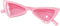 Pink Fashion Cool Pet Decorations: Cat Eye Shape Photos Props Pet Glasses Eye-wear Dog Sunglasses Apparel and