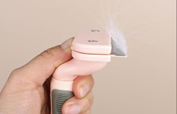 TopMed Large ETS Deshedding Tool, Pink Pet Grooming Brush for Dogs & Cats, Reduces Shedding Effectively