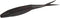 Zoom Bait Zoom Super Fluke Jr - 4" - 10 Pack Black Red Glitter