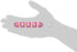 RECENT() 35g #36 Recent Round Salmon Diamond Pink Mirror Zebra