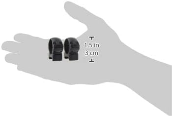 Weaver Grand Slam Steel Medium Top Mount Rings, 1-Inch, Matte Black