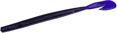 Zoom U-V Speed Worm, 15 Pack, 6in, Black Grape, 018161X