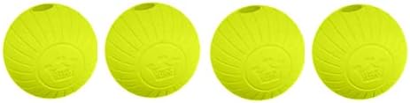 Chew King 3 Inch Supreme Rubber Balls (4-Pack) for Large Breeds