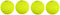 Chew King 3 Inch Supreme Rubber Balls (4-Pack) for Large Breeds
