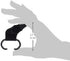 Fox 40 Sonik Blast CMG Fingergrip Pealess Whistle - Black