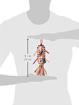 Planet Pleasures Spiked Pinata Small, 7" Natural Bird Toy