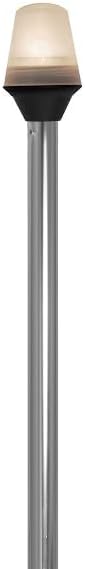 24 Inch 5100-24-1 attwood Incandescent All-Round Frosted Globe Pole Light, Marine Navigation Light, White, Length