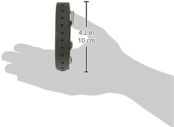 Educator Biothane Dog Collar, Waterproof, Odorproof, Adjustable for Custom Fit, Metal Buckle, 3/4-Inch, Black for