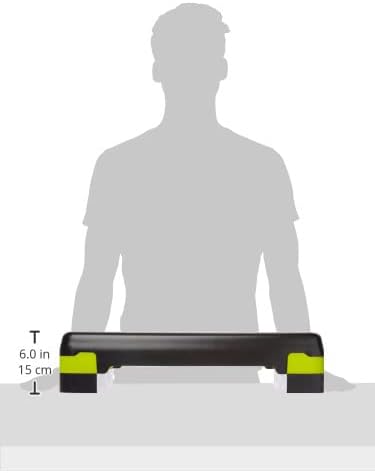Tone Fitness Compact Aerobic Step Platform for Exercise and Workouts
