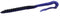 Zoom U-Tale Mid-Size Worm, 20 Pack, 6 3/4in, Gooseberry, 001340X