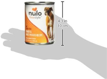 Nulo Freestyle All Breed Adult Wet Canned Dog Food, Premium Grain-Free, Turkey & Sweet Potato, 13 Ounce, 12 Cans