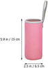 6pcs 5.89X2.55X2.55 Inch PRETYZOOM Portable Bottle Cover Protective Cloth Soft Water Bottle Sleeve Wear-resistant