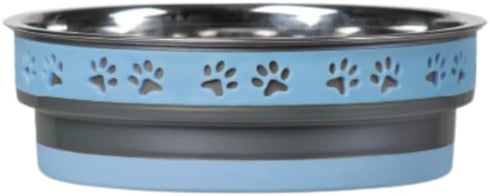 Loving Pets Corsa Pet Bowl for Dogs, Medium, Rapid Blue