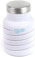 que Bottle, Fashionable & Collapsible 12oz Water Bottle, Glacier White