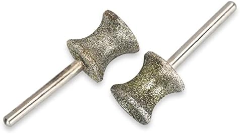 2 Pack Diamond Dog Nail Grinder Bits for Rotary Tool, Fits Dremel and Many Others