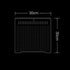 ONE SET Clear Fish Tank Divider Board (with Suction Cups) DIY Easy to Cut and Assemble for 5 or 10 Gallon Tank (White)