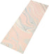 Love Sweat Fitness Premium Yoga Mat - 5mm Pink and Marble Pattern Reversible Non-Slip