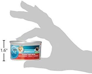 (Pack 24) 3 oz. Purina ONE Natural, High Protein, Grain Free Wet Cat Food Pate, Beef Recipe - of Pull-Top Cans