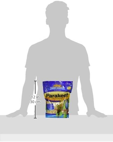 Sweet Harvest 4 lbs Parakeet Bird Food, Bag - Seed Mix for Parakeets Budgerigars Budgies