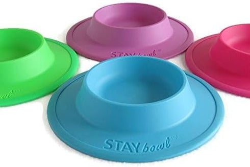Pet Food and Water Bowl for Cats, Toy Breed Dogs, Bearded Dragons, Turtles, Small Pets (3/4 Cup, Sky Blue)