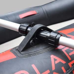 Kayak Paddle, 2Pcs Aluminium Alloy Detachable Lightweight - Ribbed Blade Kayak Paddles with Round Grip