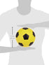 4 Champion Sports Coated High Density Foam Soccer Ball, Yellow, Black