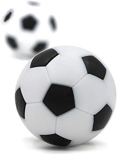 OuMuaMua Foosball Table Balls, 1.42 Inch Soccer Balls for Tabletop Game, World Cup Accessory Replacements