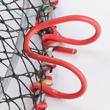 Bayou Trading USA (6 Pack), 40 25cm(16 10in), 10mm(0.4in) Crab Trap x x mesh,Collapsible, can Also be Used as Crawfish
