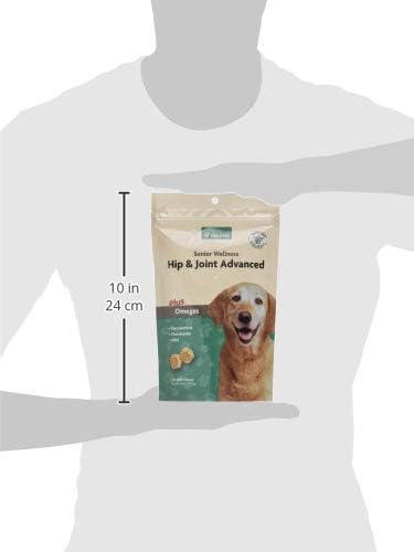 120 NaturVet Senior Wellness Hip & Joint Advanced Plus Omegas | Help Support Your Pets Healthy Hip & Joint Function |