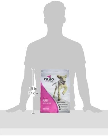 Nulo Puppy Food Grain Free Dry Food, Salmon and Peas Recipe, 4.5 lb Bag with BC30 Probiotic and DHA