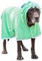 BoxDog Wearable Microfiber Dog Towel with Monster Hoodie | Soft Dog Bathrobe
