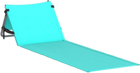 Bo-Toys Bo Toys Portable Beach Mat Lounge Chair and Tote (Plain Blue)