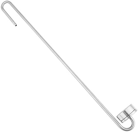 TOPINCN Stainless Steel CO2 Diffuser, Bubble Counter with U Shape Tube for Aquarium Plants