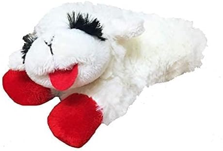 (10", 5 Multipet Lamb Chop Dog Plush Toy - Squeaky Toy for Small & Medium Dogs - Extra Soft Plush - Stuffed Animal