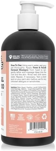 6-in-1 Dog Shampoo and Conditioner - Made in USA, 20oz Vet Formula for Itchy Skin, De-Shedding, and Odor Relief