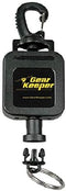 Gear Keeper General Gear Retractor - Retractable Key Chain & Badge Clip with Split Ring & Swiveling Snap Clip
