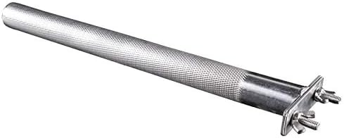 Bird Perch Stainless Steel Stand - Parrot Rod for Grinding Claws, Trimming Beak Nails, Exercise Platform (S)