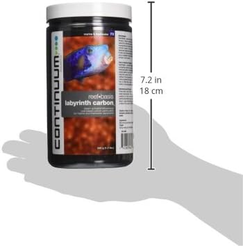Coal Based Carbon Filter Media for Marine Saltwater and Freshwater Aquariums, Continuum Aquatics Reef Basis Labyrinth