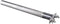 Bird Perch Stainless Steel Stand - Parrot Rod Grinding Claws Trimming Beak Nails Grinding Stick Exercise Platform for