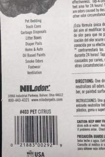Nilodor Citrus Odor Neutralizer - Tap A Drop
