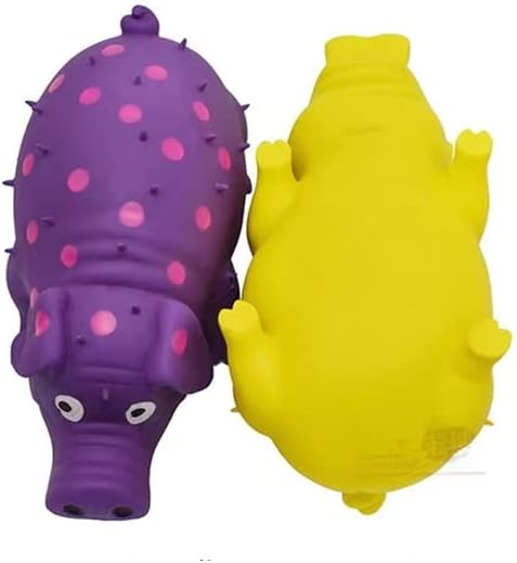 Squeaky Pig Dog Toys, 2 Pack Grunting Oinking Toy for Small Medium Large Dogs, Grunting Sound Play Dog Toy