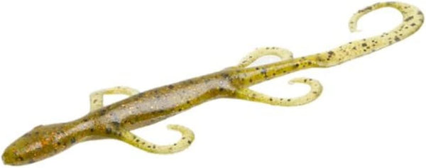 Zoom Bait 6-Inch Lizard Bait-Pack of 9 (Watermelon Orange)