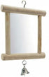 Hypeety Pet Bird Mirror with Bell Interactive Toy for Parrots, Macaws, African Greys, Budgies, Cockatoos, Parakeets,